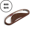 1/4" 600 Grit Belt - 10 Pack
