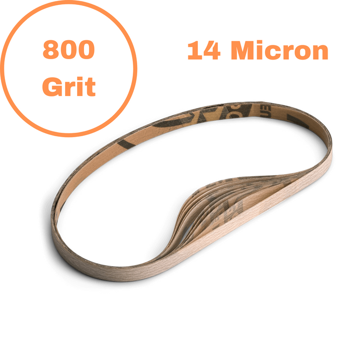 1/4" Microfinishing Film 14 Micron - 800 Grit - 10 Pack