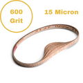 1/4" Microfinishing Film 15 Micron - 600 Grit - 10 Pack