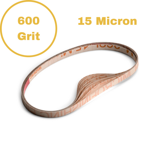1/4" Microfinishing Film 15 Micron - 600 Grit - 10 Pack