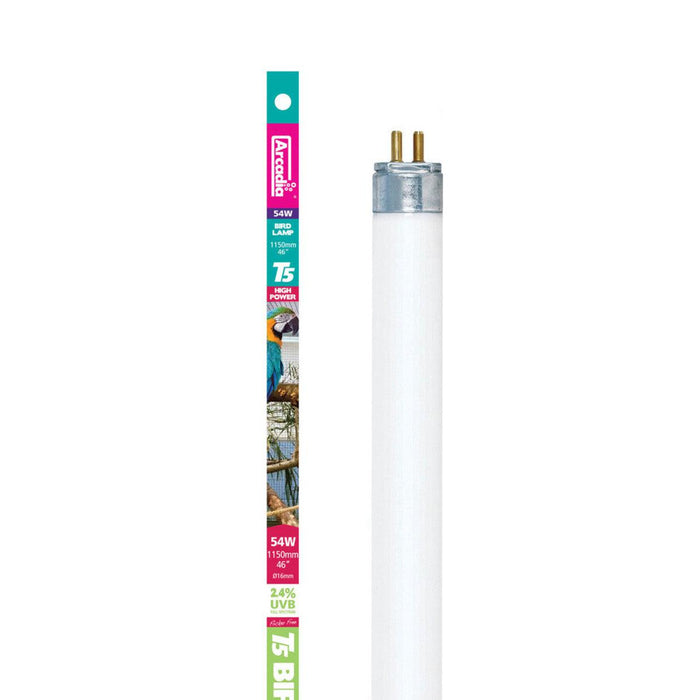 Arcadia Bird Lamp, 2.4% T5 High Output UVB Lamp, 115cm (46"), 54 Watts