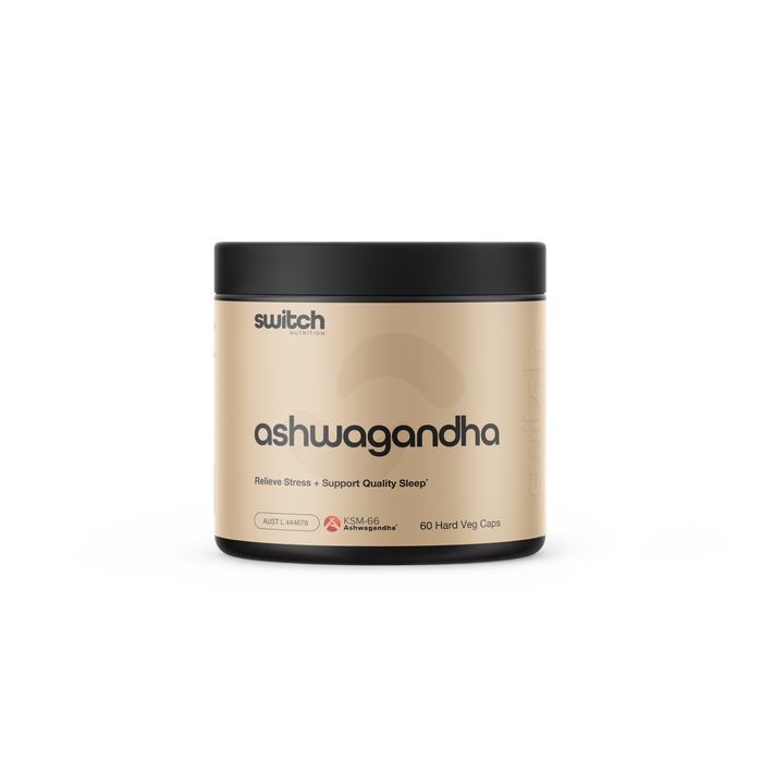 Switch Nutrition Ashwagandha KSM-66 Root Extract 60 Capsules by Switch nutrition