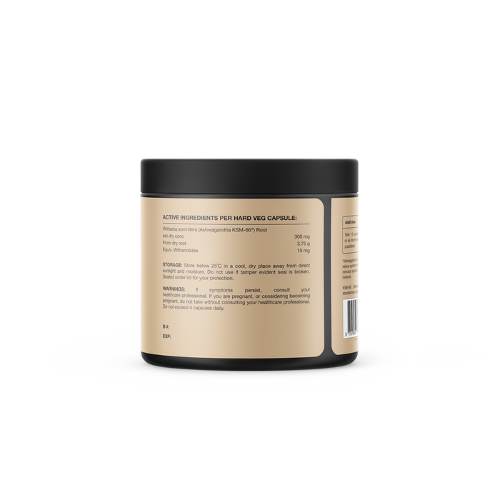 Switch Nutrition Ashwagandha KSM-66 Root Extract 60 Capsules by Switch nutrition