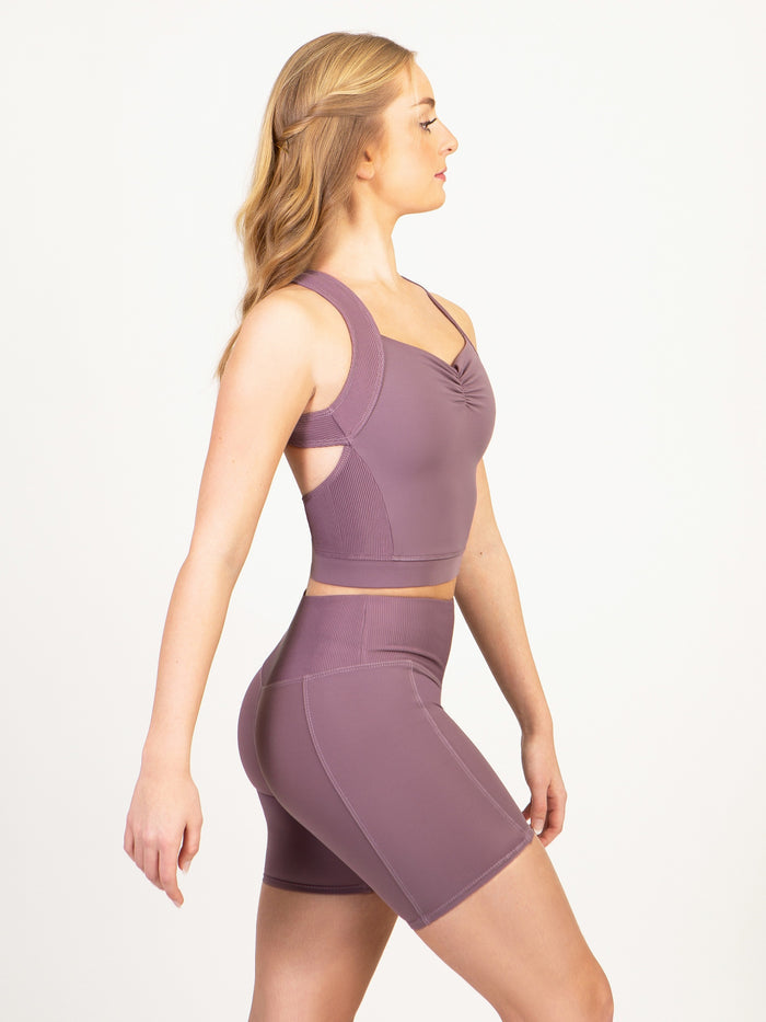 Balletcore Thick Strap Cropped Top