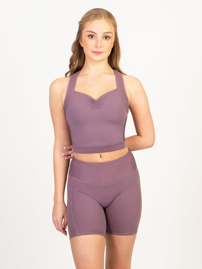 Balletcore Thick Strap Cropped Top