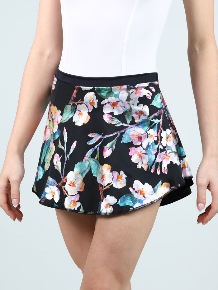 Blossom High Low Foil Print Child Size Skirt