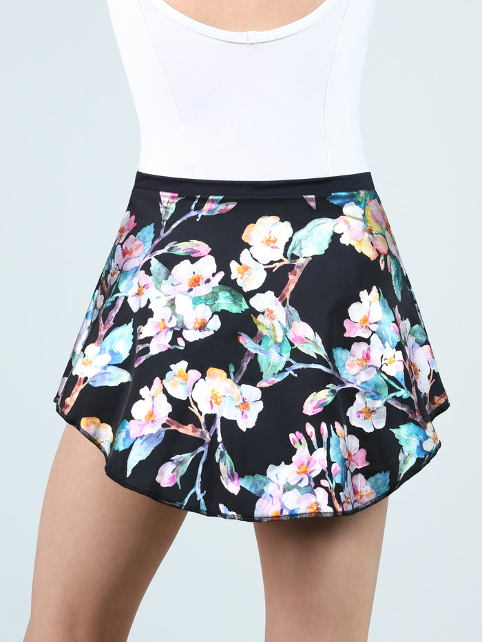 Blossom High Low Foil Print Skirt