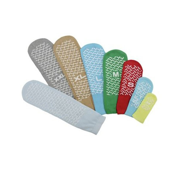 Calzini antiscivolo MEDLINE Blu - Taglia L (48 pz.)
