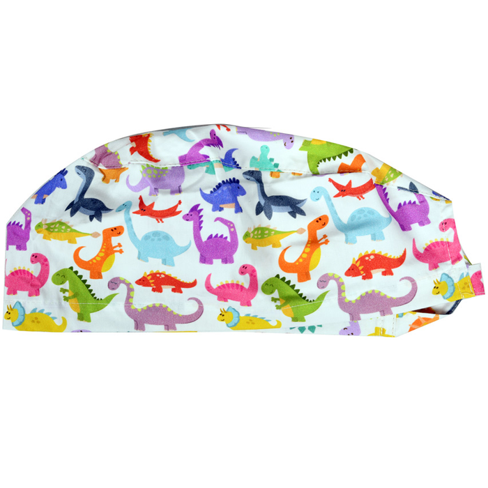 Cappellino chirurgico fantasia Dino - M