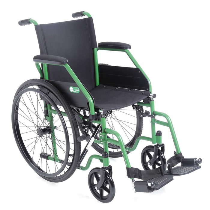 Carrozzina pieghevole ad Autospinta MORETTI One START Verde - CP100V