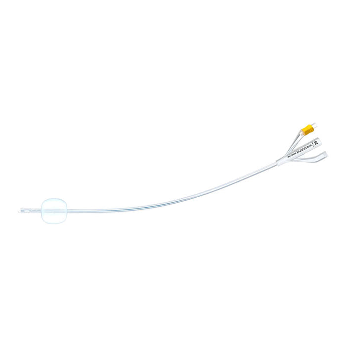 Catetere vescicale Foley RÜSCH BRILLANT - Punta COUVELAIRE - Silicone 100% a 3 vie