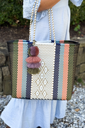 Cloud Serenity Black Citron Tote