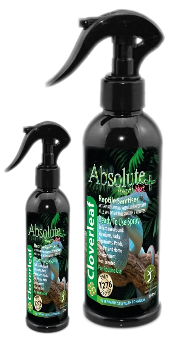 Cloverleaf Absolute Repti-VET Reptile Sanitiser Spray 1 Litre