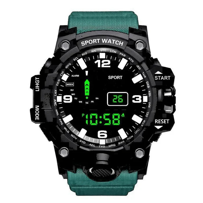 Digital Sports Watch with Alarm & Backlight