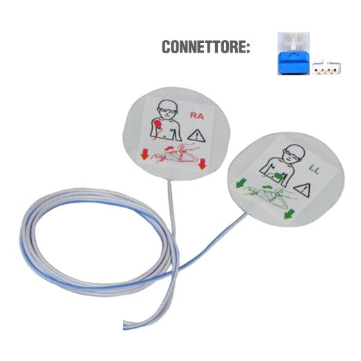 Elettrodi defibrillazione compatibili W.ALLYN/NIHON KOHDEN/ARTEMA - Pediatrici