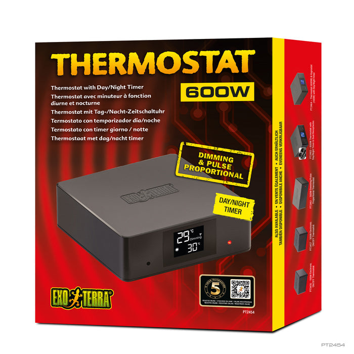 Exo Terra 600w Thermostat - Day & Night Timer