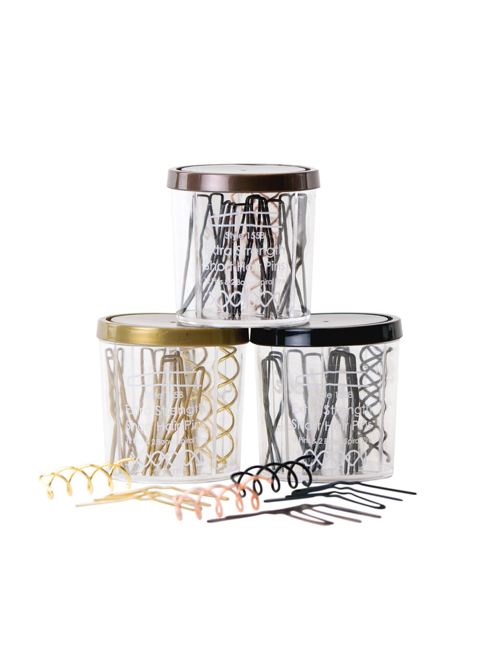 Extra Strength Short Hair Pins Set of 12 for Dancers