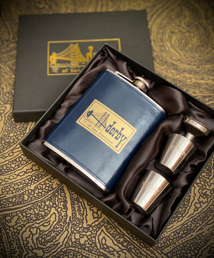 Navy Flask Box Set