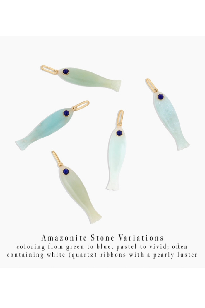 Fortuna Amazonite Charm
