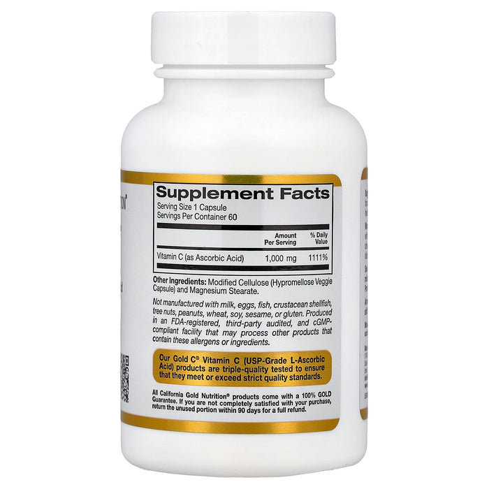Gold C, USP Grade Vitamin C, 1,000 mg