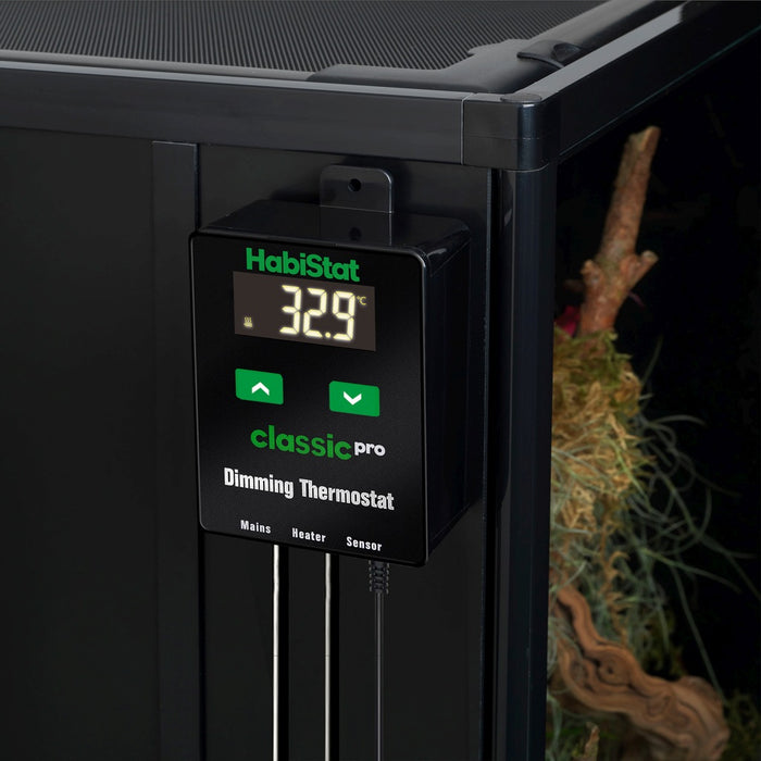 HabiStat Classic Pro Dimming Thermostat, Black, 450 Watt