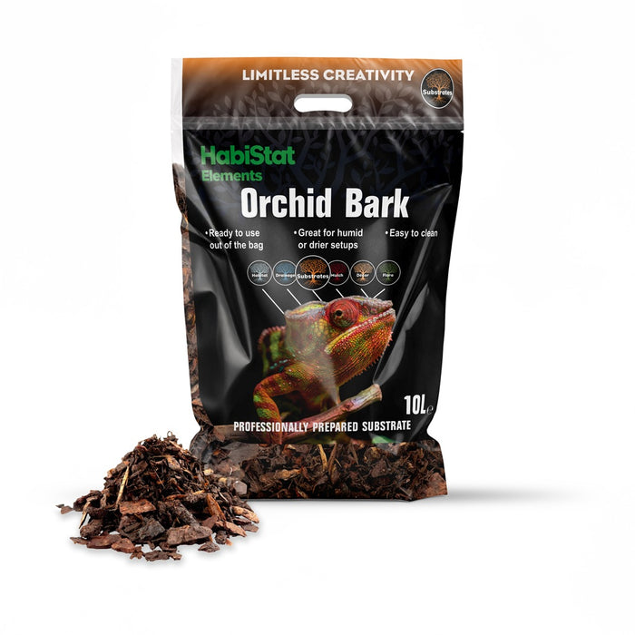 HabiStat Orchid Bark Reptile Substrate (Natural Bark Chips)