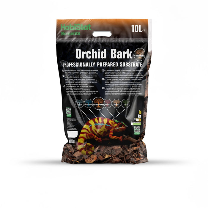 HabiStat Orchid Bark Reptile Substrate (Natural Bark Chips)