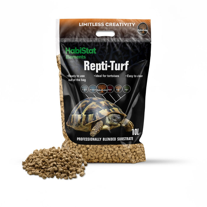 HabiStat Repti-Turf Tortoise Substrate (Natural Grass Pellets)