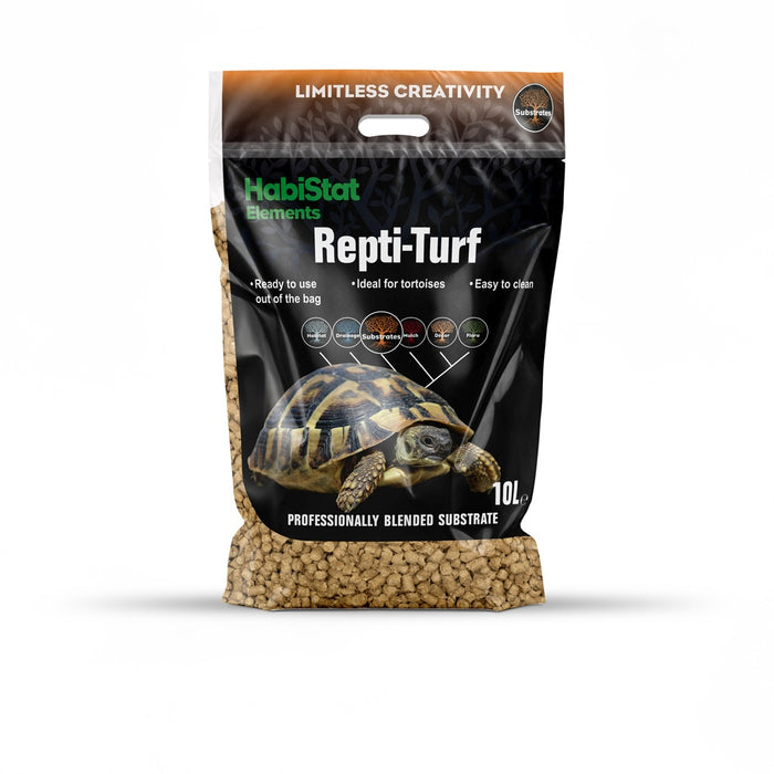 HabiStat Repti-Turf Tortoise Substrate (Natural Grass Pellets)