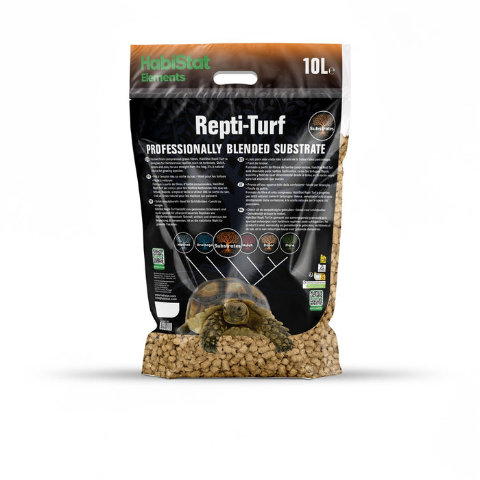 HabiStat Repti-Turf Tortoise Substrate (Natural Grass Pellets)