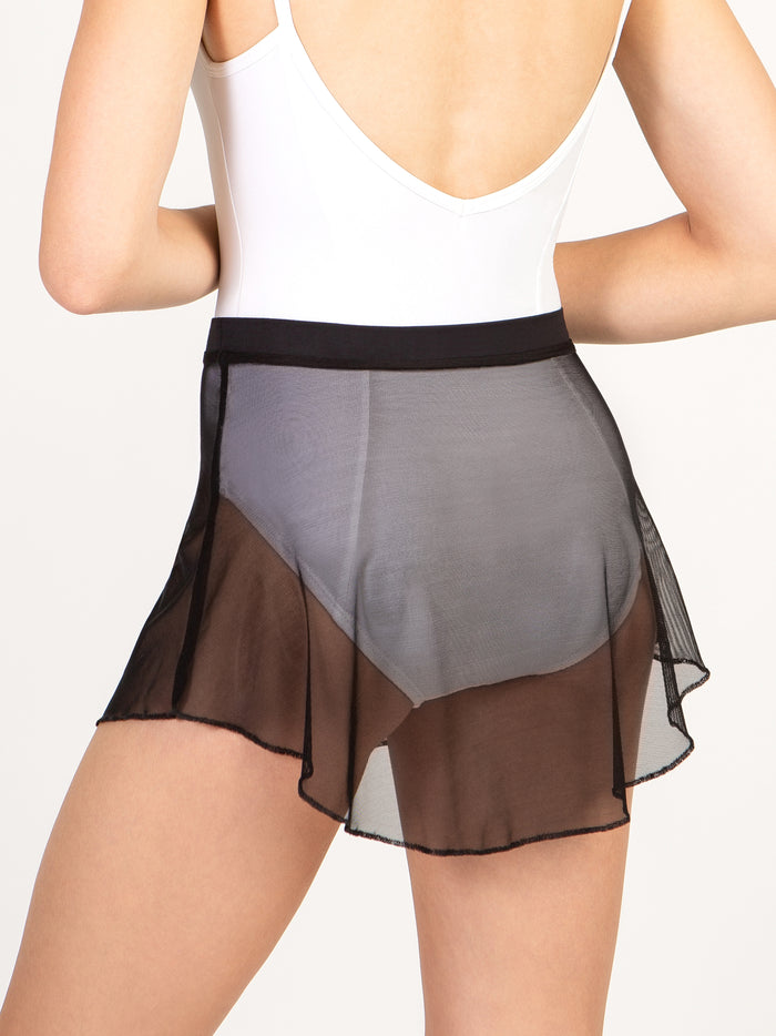 High Low Mesh Skirt