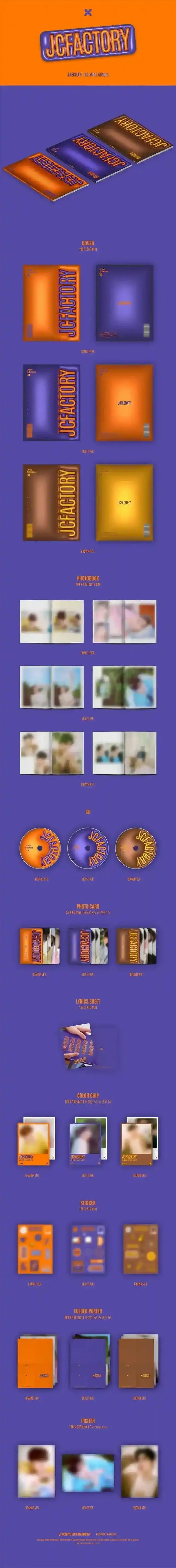 Jaechan - Jcfactory 1St Mini Album - Oppastore