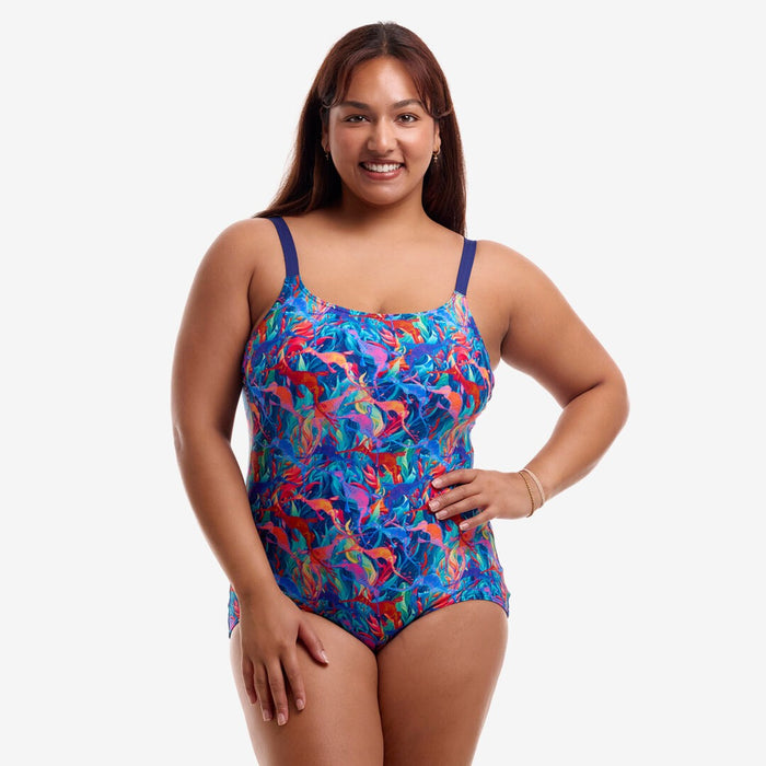 Ladies Scoop Neck One Piece Weedy One