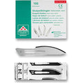 Lame bisturi monouso sterili Heinz Herenz Carbon Steel n.24 (conf. 100 pz.)