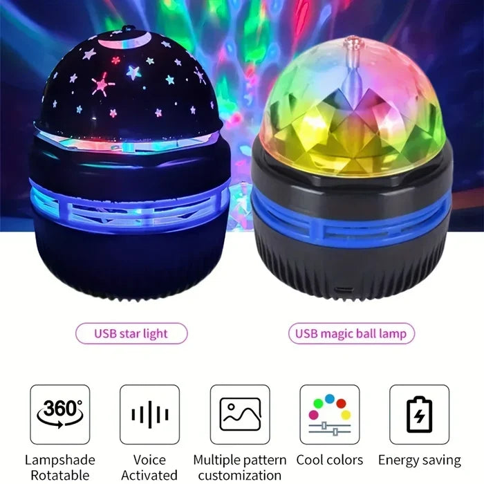 LED Galaxy Projector Light-USB Ambient Lamp