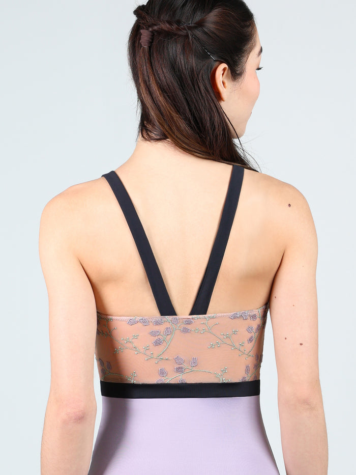 Lily of the Valley Pinch Front Thick Strap Leotard