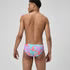 Men's Printed One Brief Kaluna Floral - Arctic Glass
