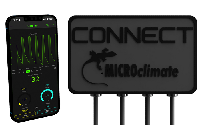 Evo Connect reptile thermostat with smartphone app