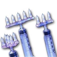 Multiniettore Meso-relle per mesoterapia Lineare a 5 aghi - 30G x 4 mm (conf. 25 pz.)