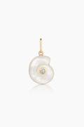 Nautilus Mother of Pearl Charm