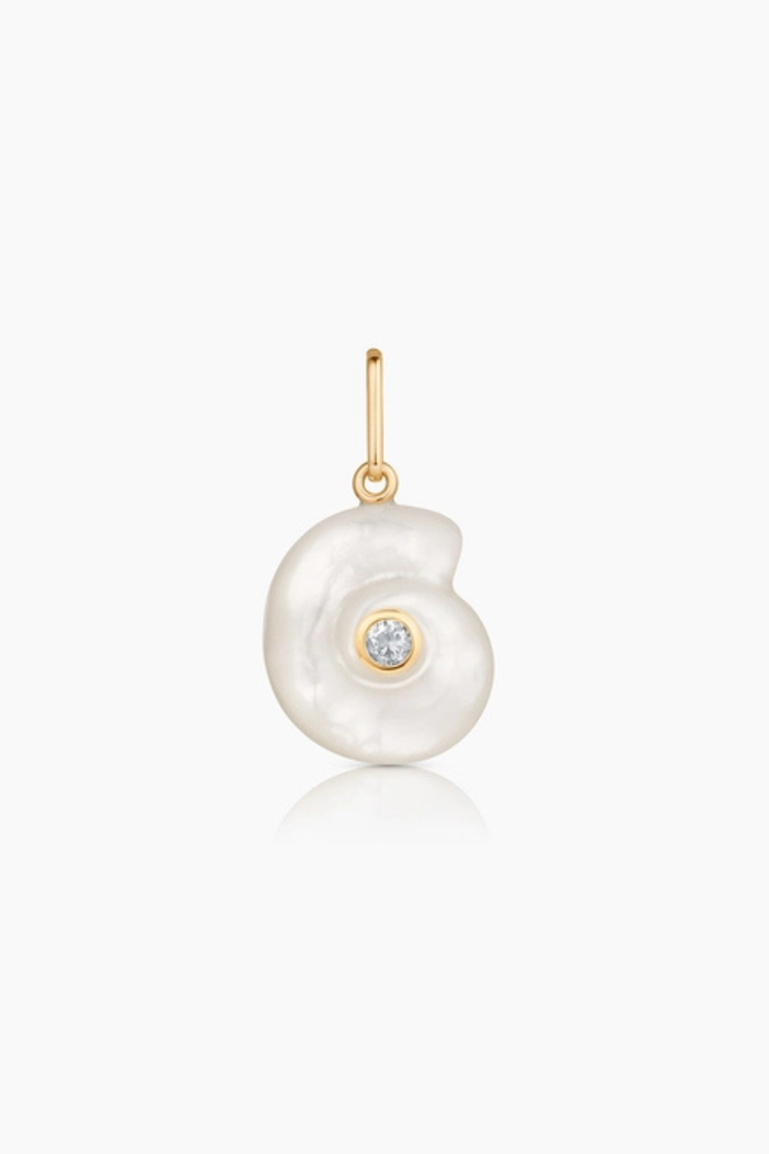 Nautilus Mother of Pearl Charm