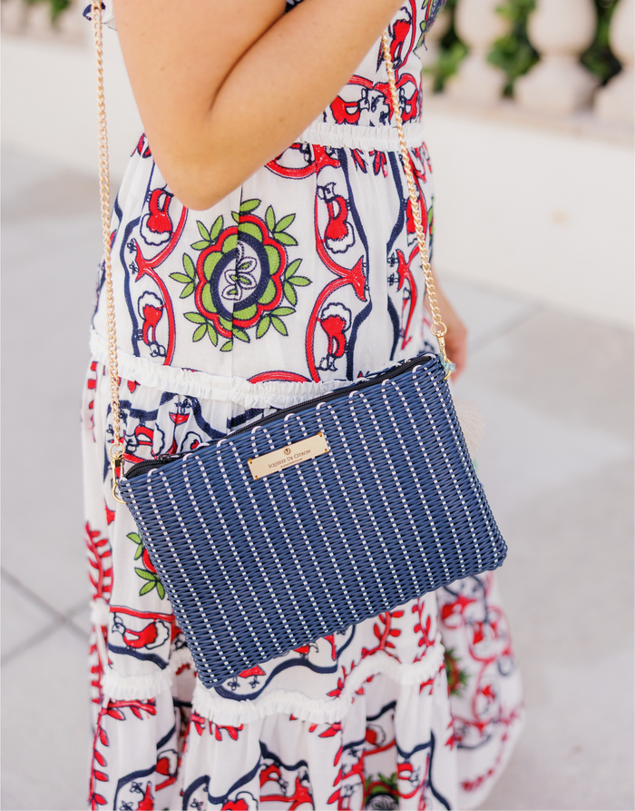 Navy White Lemon Drop