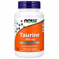 NOW Foods, Taurine, 500 mg, 100 Veg Capsules