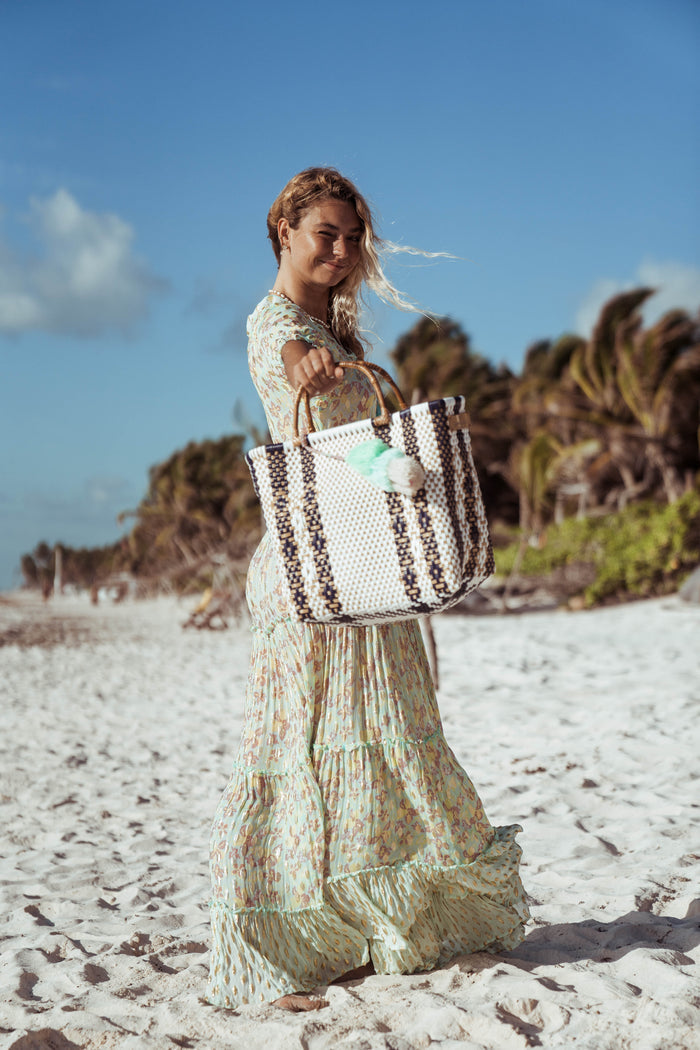 Ocean Pearl Citron Tote