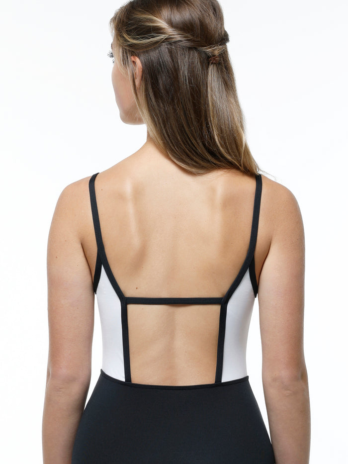 Oxford Square Back Camisole Leotard