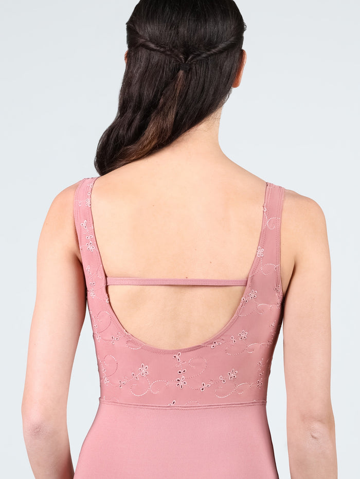 Parisian Macaron V Neck Tank Leotard