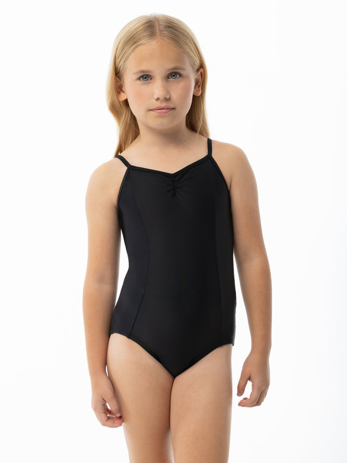 Pinch Front Child Size Camisole Leotard