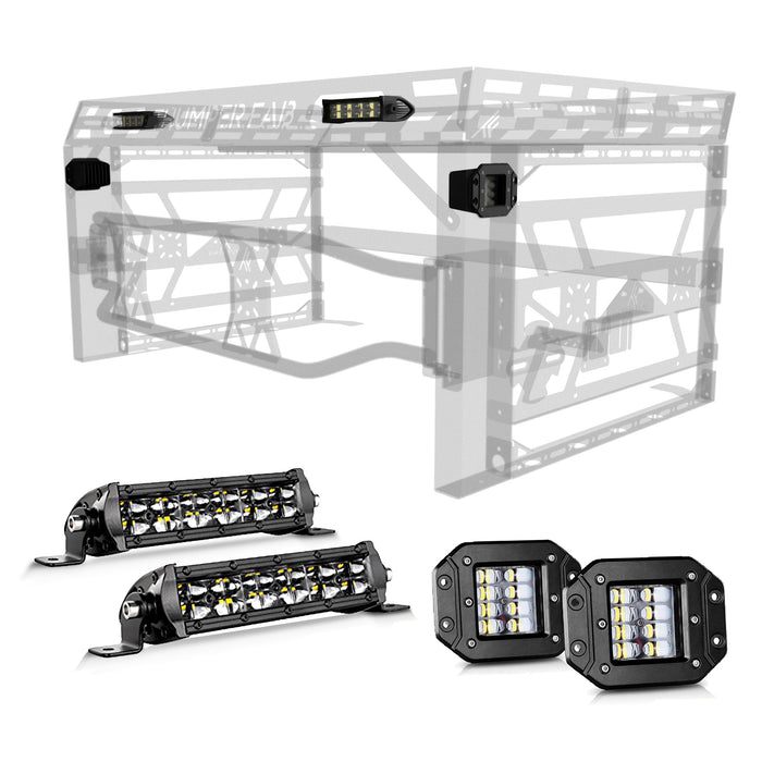 Polaris Xpedition Ultimate Bed Rack - Light Kit