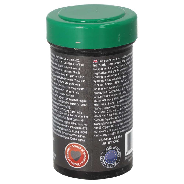 Reptile Systems Vit-A-Max + D3, 85g