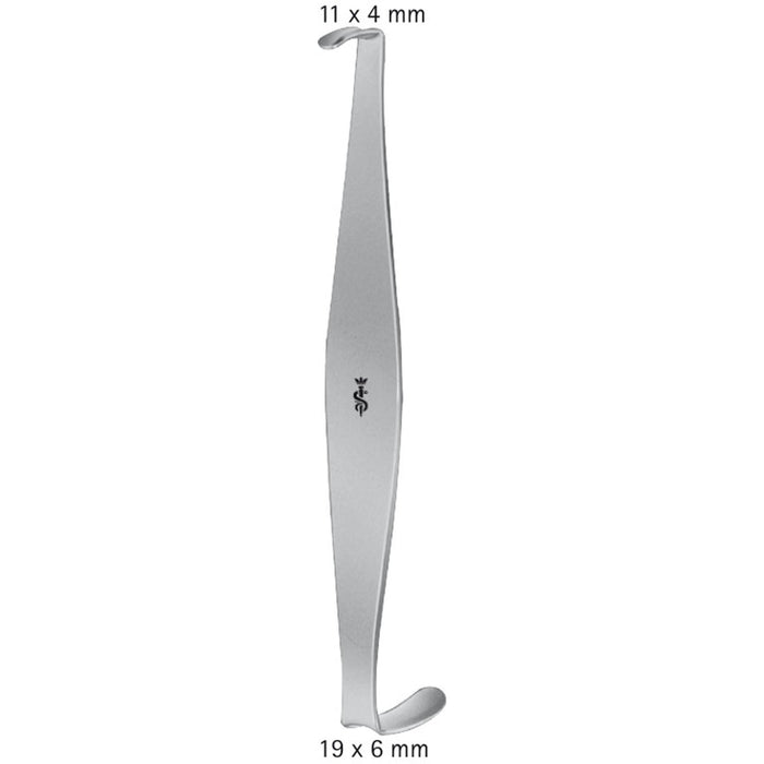 Retrattore Aesculap Crile Doppio - 11x4/19x6mm